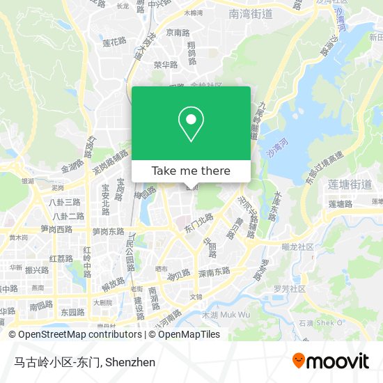 马古岭小区-东门 map