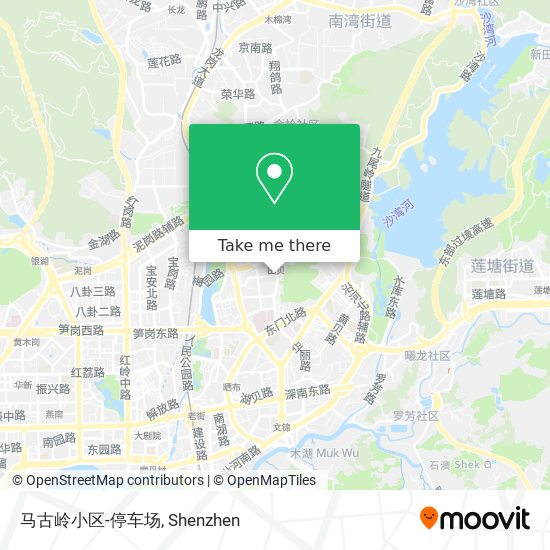 马古岭小区-停车场 map