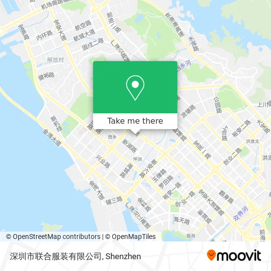 深圳市联合服装有限公司 map