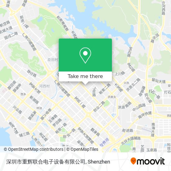 深圳市重辉联合电子设备有限公司 map