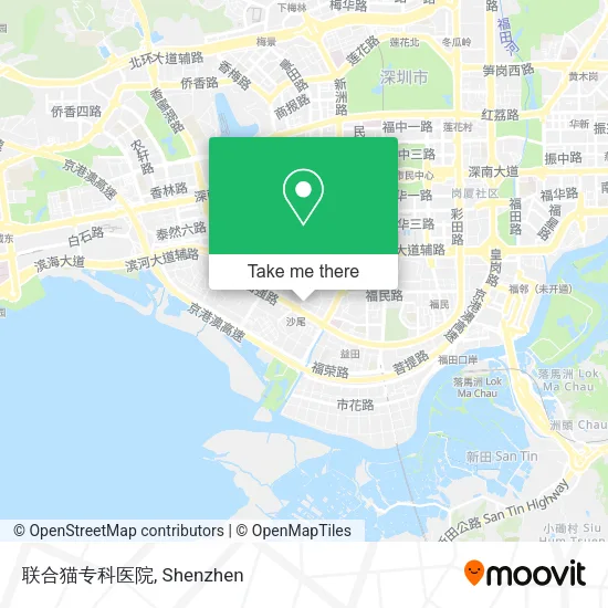 联合猫专科医院 map