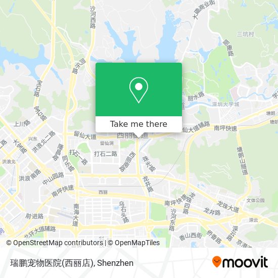瑞鹏宠物医院(西丽店) map