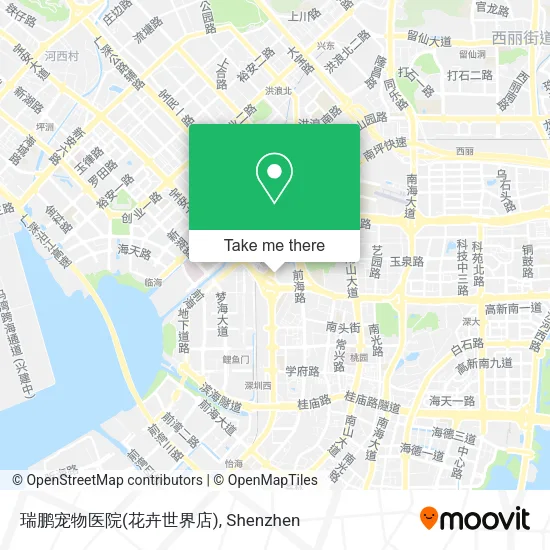 瑞鹏宠物医院(花卉世界店) map