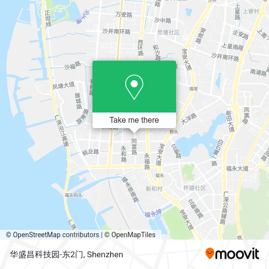 华盛昌科技园-东2门 map