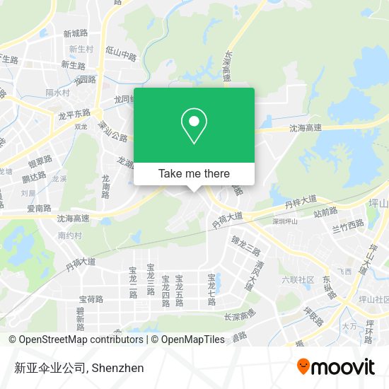新亚伞业公司 map