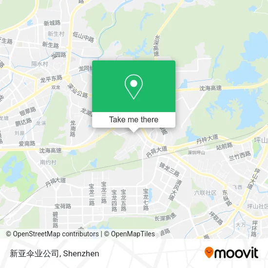 新亚伞业公司 map