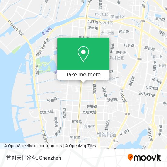 首创天恒净化 map