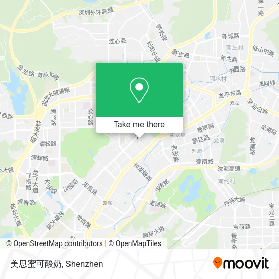 美思蜜可酸奶 map