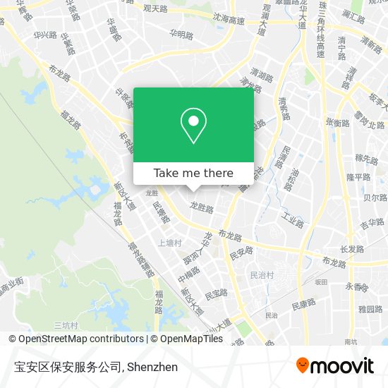 宝安区保安服务公司 map