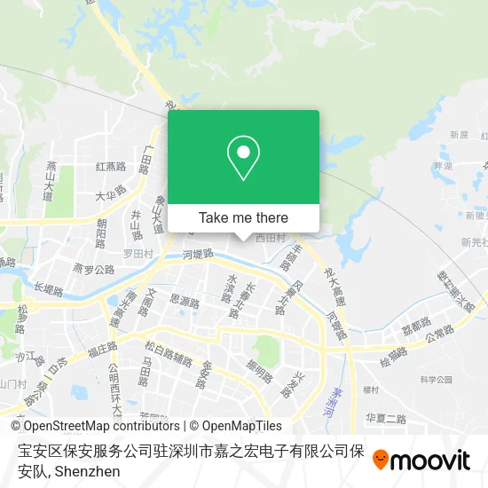 宝安区保安服务公司驻深圳市嘉之宏电子有限公司保安队 map