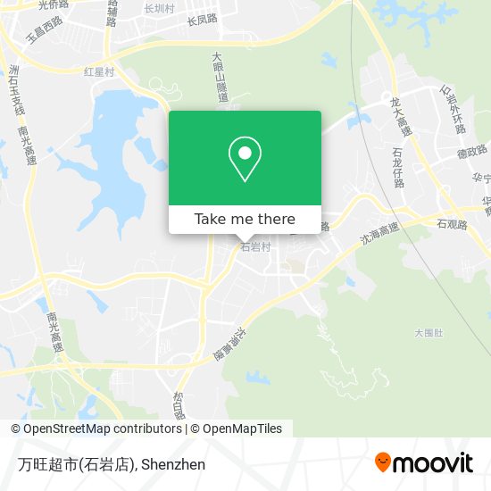 万旺超市(石岩店) map