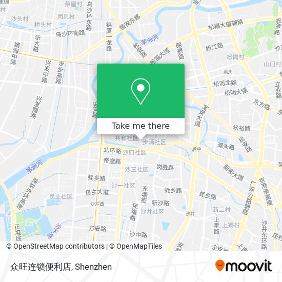 众旺连锁便利店 map