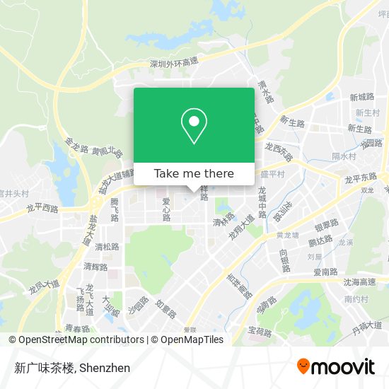 新广味茶楼 map