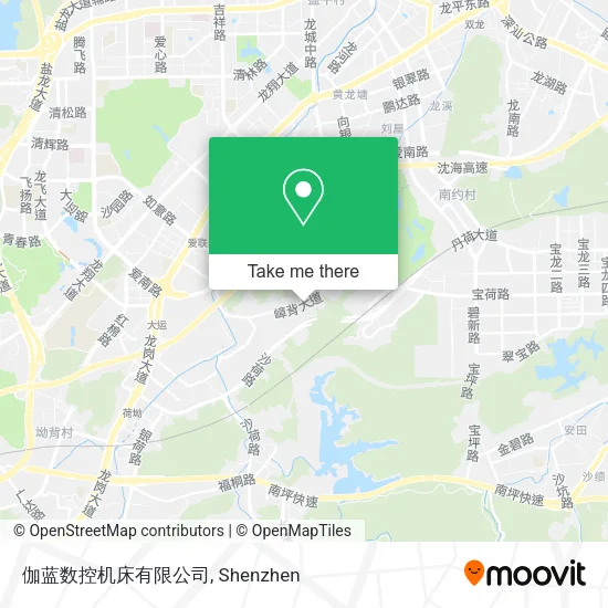 伽蓝数控机床有限公司 map