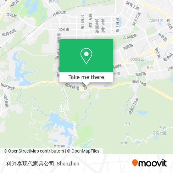 科兴泰现代家具公司 map