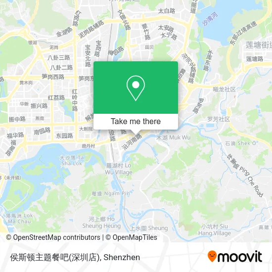 侯斯顿主题餐吧(深圳店) map