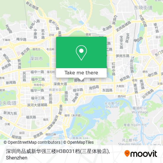 深圳尚品威新华强三楼H3B031档(三星体验店) map