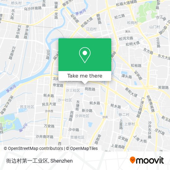 衙边村第一工业区 map