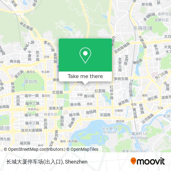 长城大厦停车场(出入口) map