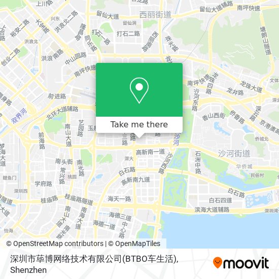 深圳市荜博网络技术有限公司(BTBO车生活) map