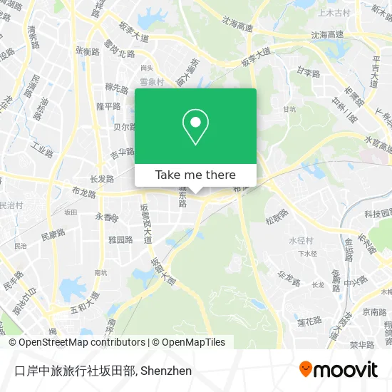 口岸中旅旅行社坂田部 map
