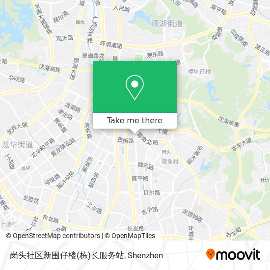 岗头社区新围仔楼(栋)长服务站 map