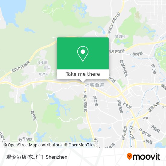 观悦酒店-东北门 map