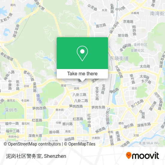 泥岗社区警务室 map
