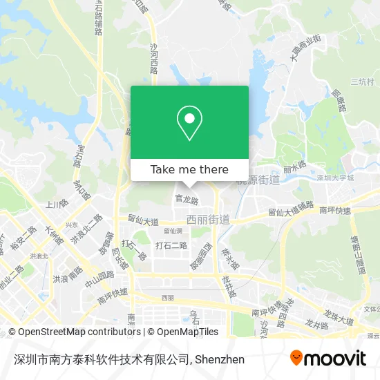 深圳市南方泰科软件技术有限公司 map