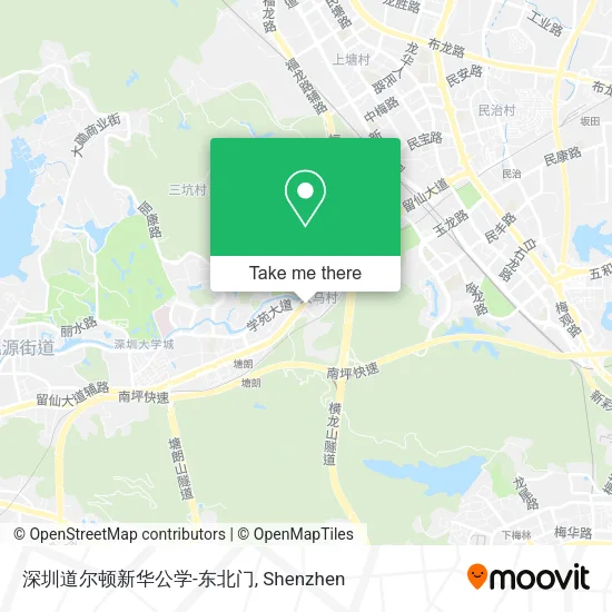深圳道尔顿新华公学-东北门 map