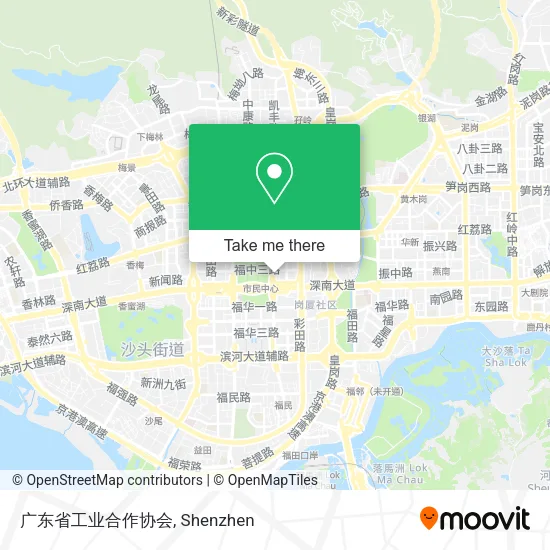 广东省工业合作协会 map