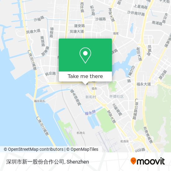 深圳市新一股份合作公司 map