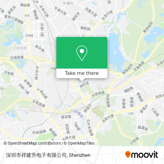 深圳市祥建升电子有限公司 map