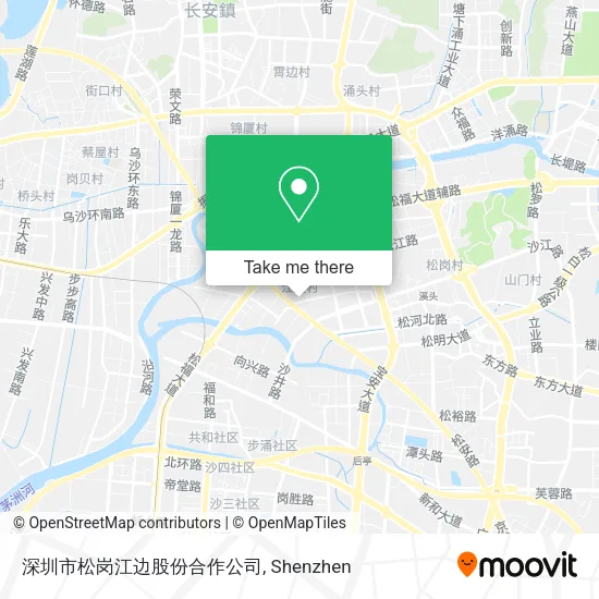 深圳市松岗江边股份合作公司 map