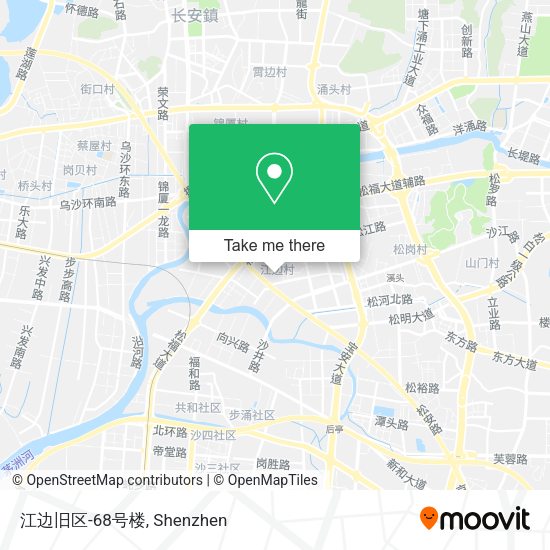 江边旧区-68号楼 map