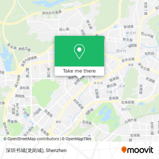 深圳书城(龙岗城) map