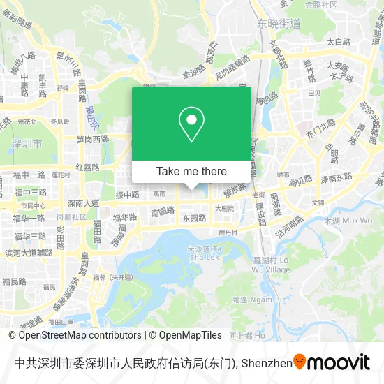 中共深圳市委深圳市人民政府信访局(东门) map