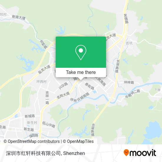 深圳市红轩科技有限公司 map