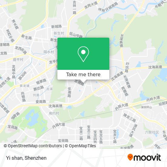 Yi  shan map