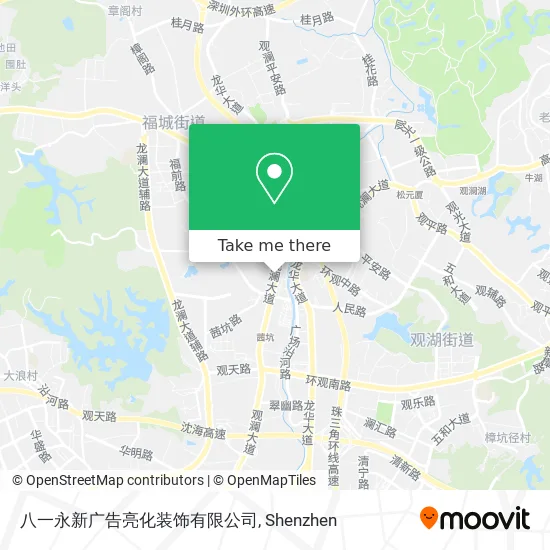八一永新广告亮化装饰有限公司 map