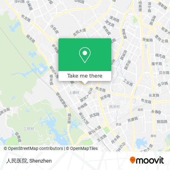 人民医院 map