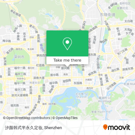 汐颜韩式半永久定妆 map