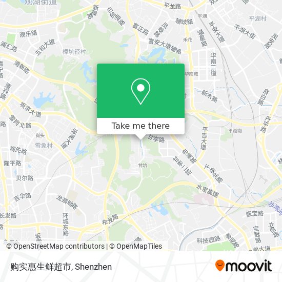 购实惠生鲜超市 map