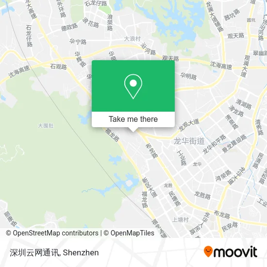 深圳云网通讯 map