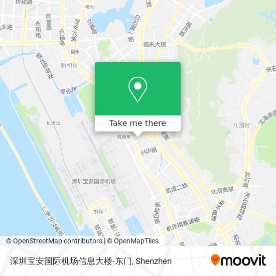 深圳宝安国际机场信息大楼-东门 map