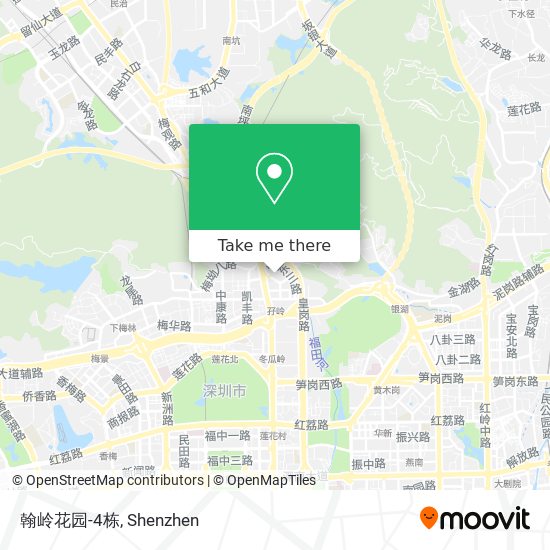 翰岭花园-4栋 map
