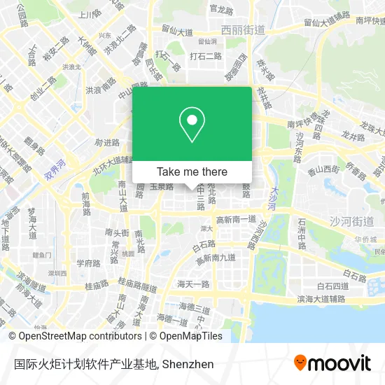 国际火炬计划软件产业基地 map