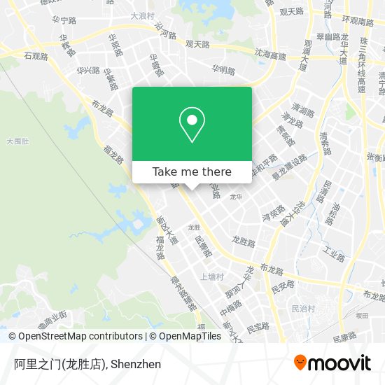 阿里之门(龙胜店) map