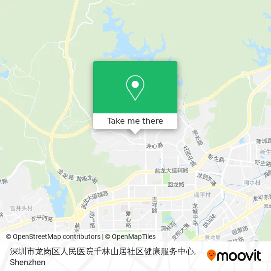 深圳市龙岗区人民医院千林山居社区健康服务中心 map