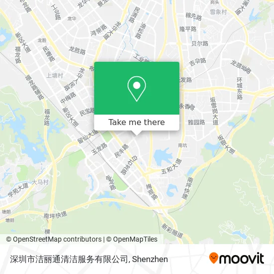 深圳市洁丽通清洁服务有限公司 map